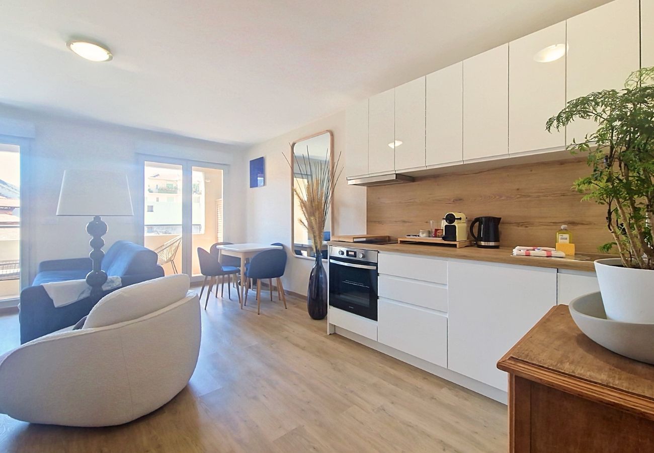 Studio in Nice - New! N&J - SABLE DORE - Balcony - Close sea