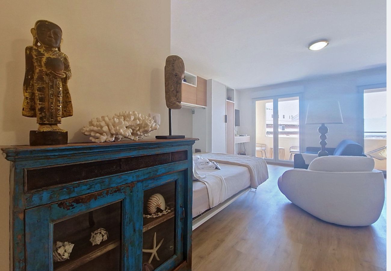 Studio in Nice - New! N&J - SABLE DORE - Balcony - Close sea