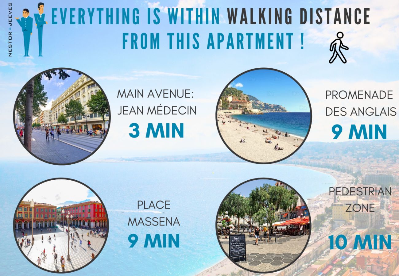 Apartment in Nice - New! N&J -COLOMBIA RIVIERA - Central