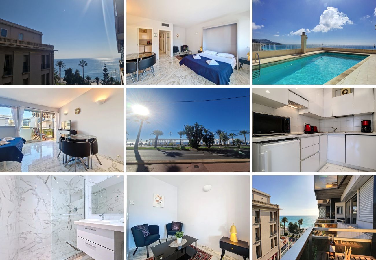 Studio à Nice - N&J - STUDIO ROYAL LUXEMBOURG - Central - Piscine