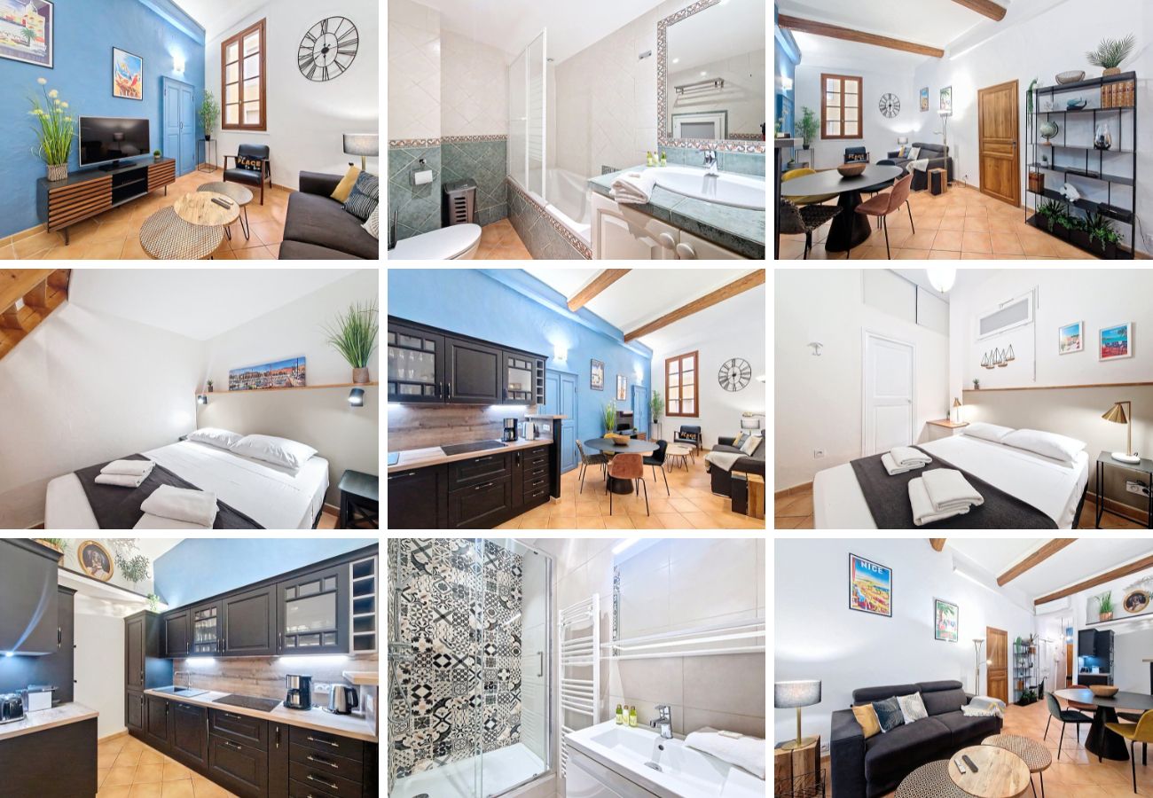 Appartement à Nice - N&J -  L'ESCALE - Coeur vieille ville 