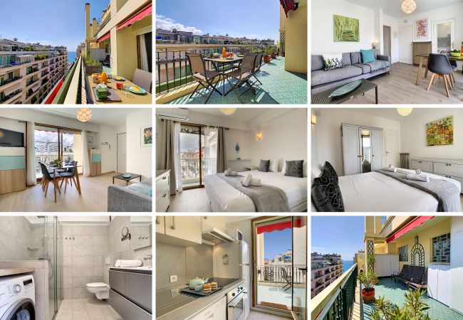 Appartement à Nice - N&J - SUNRISE TERRACE - Proche mer - Terrasse 30m² Appartement à Nice - N&J - SUNRISE TERRACE - Proche mer - Terrasse 30m²