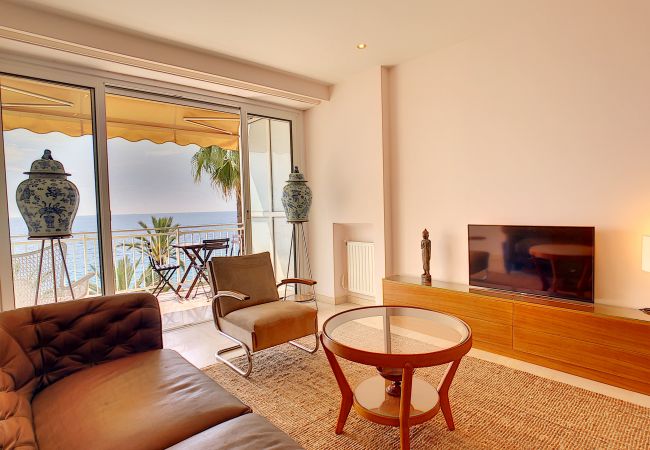 Appartement à Nice - N&J - OCEAN PROMENADE - Terrasse avec vue mer