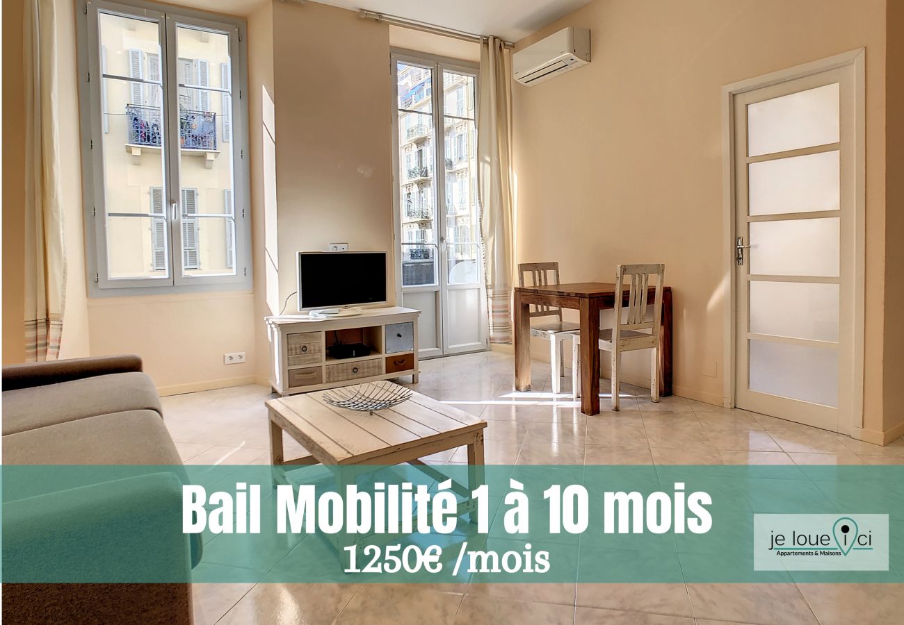 Appartement à Nice - COTE MER - BAIL MOBILITE ENTRE 1 ET 10 MOIS