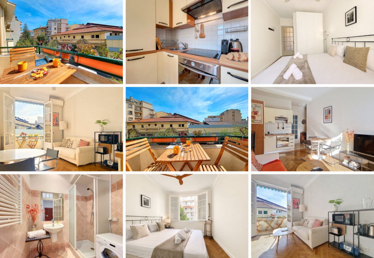 Appartement à Nice -  N&J  - PANTAI - Central - Proche mer - Balcon