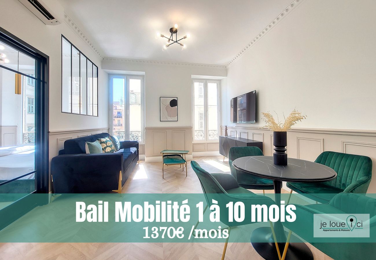 Appartement à Nice - EMERAUDE - BAIL MOBILITE ENTRE 1 ET 10 MOIS