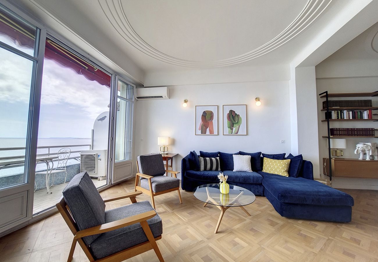 Appartement à Nice - Nouveau! N&J - MEDITERRANEE PROMENADE- Vue Mer - Etage élevé