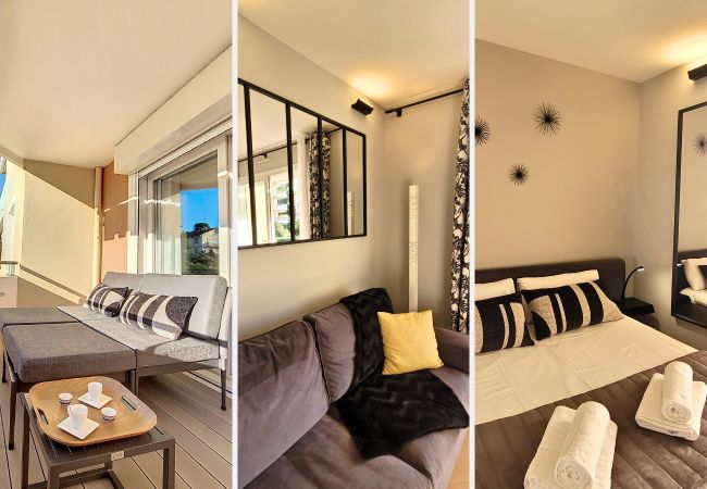 Appartement à Nice - Nouveau! N&J  - PERLE DOREE - Terrasse - Design 