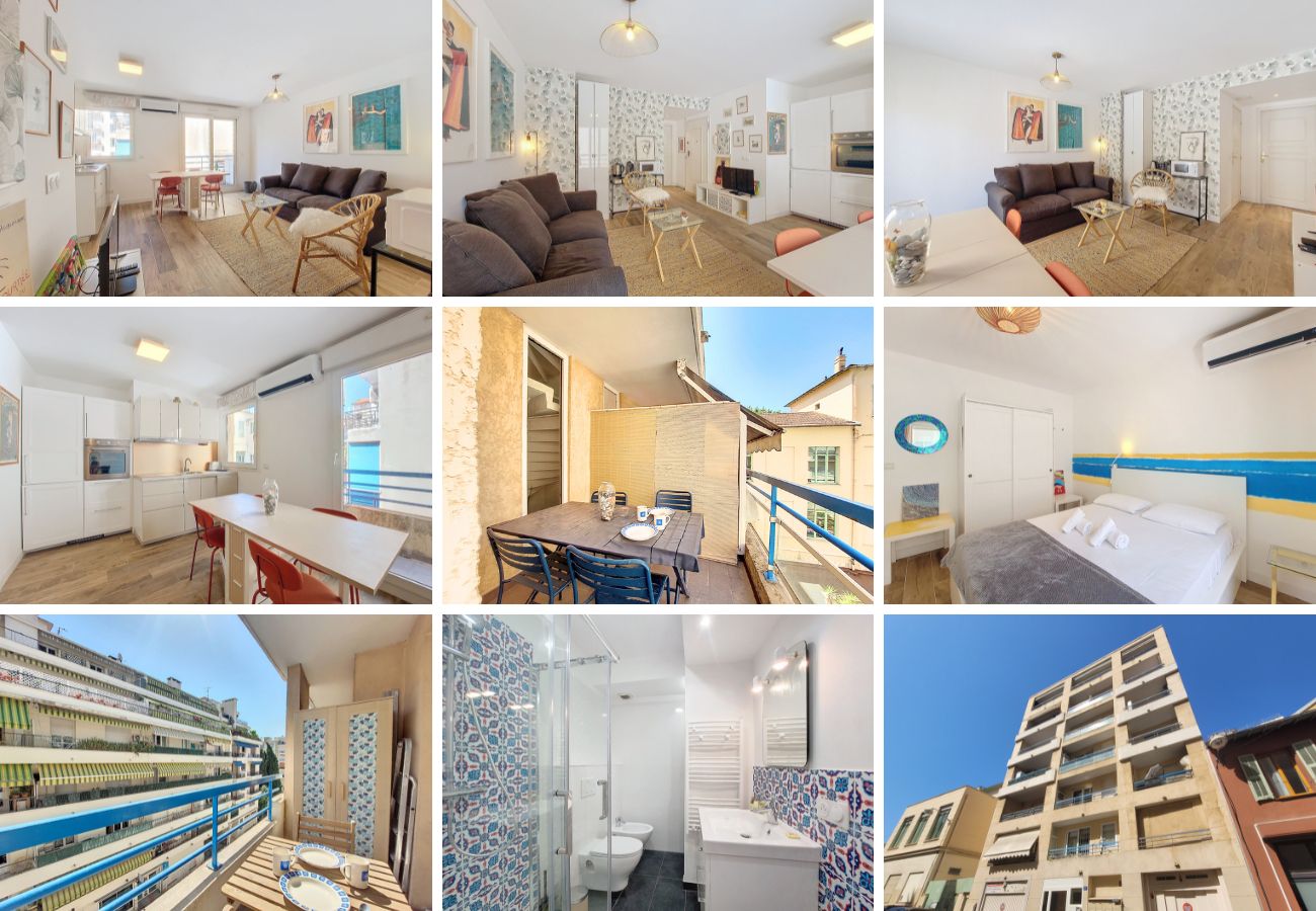 Appartement à Nice - N&J  - ETOILE DE MER - 2 Balcons - Central