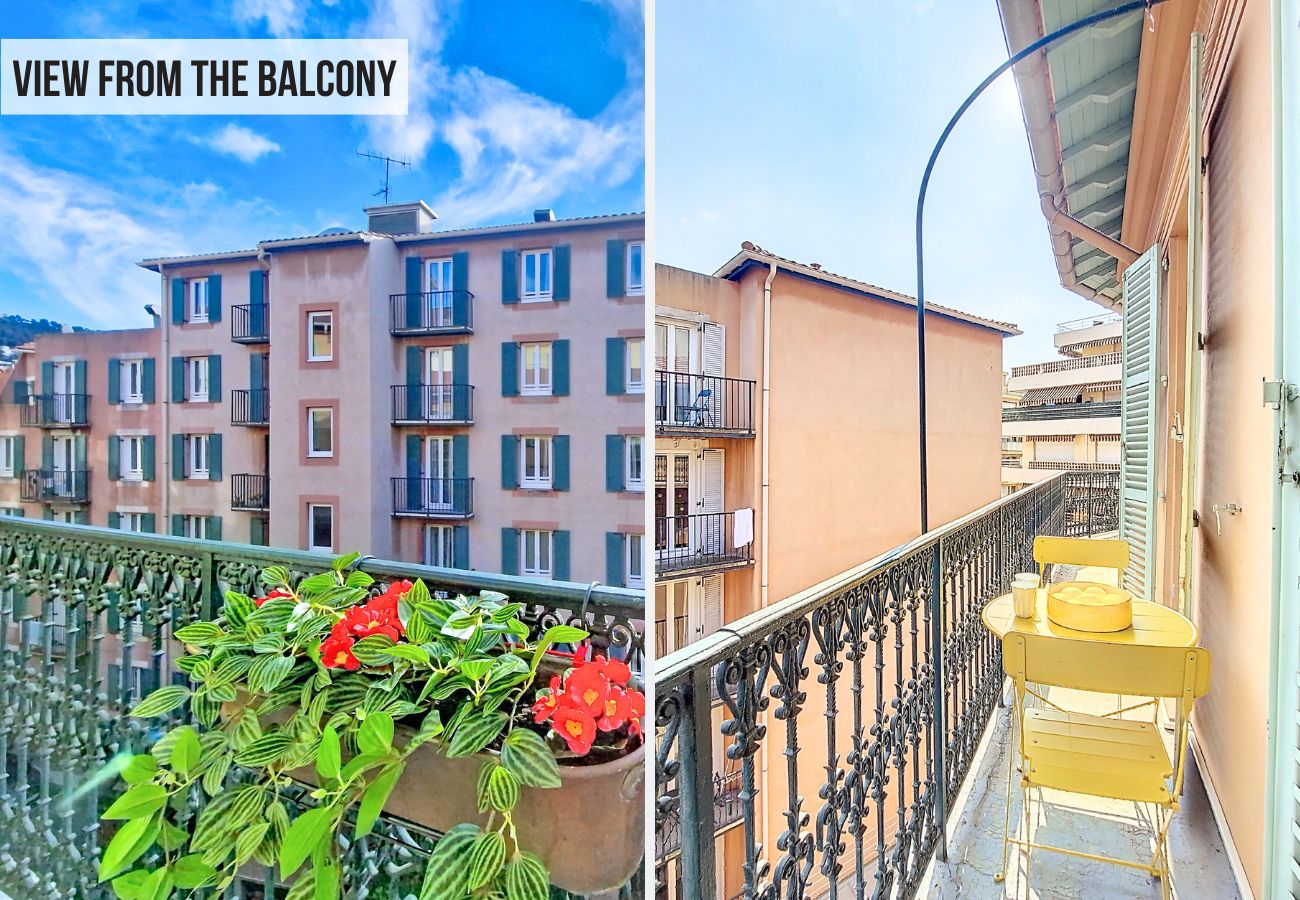 Appartement à Nice -  N&J  - PALAIS DU PORT - Balcon - Le Port Place du Pin