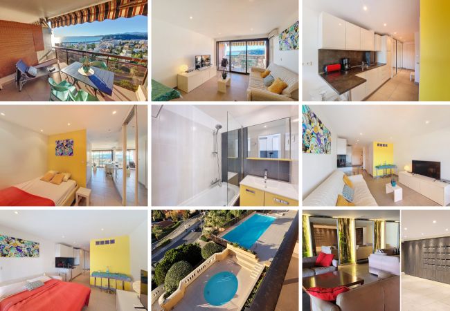 Appartement à Nice - N&J  - PANORAMA AZUR - Vue Mer - Parking Appartement à Nice - N&J  - PANORAMA AZUR - Vue Mer - Parking