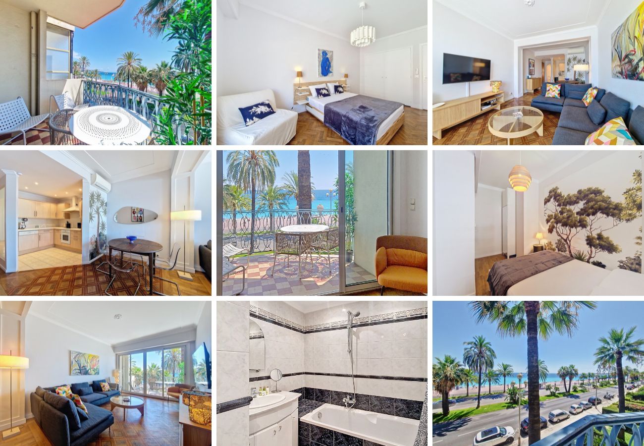 Appartement à Nice - NOUVEAU! N&J - PROMENADE DU SUD - Vue mer