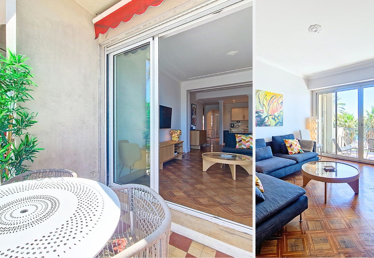 Appartement à Nice - NOUVEAU! N&J - PROMENADE DU SUD - Vue mer