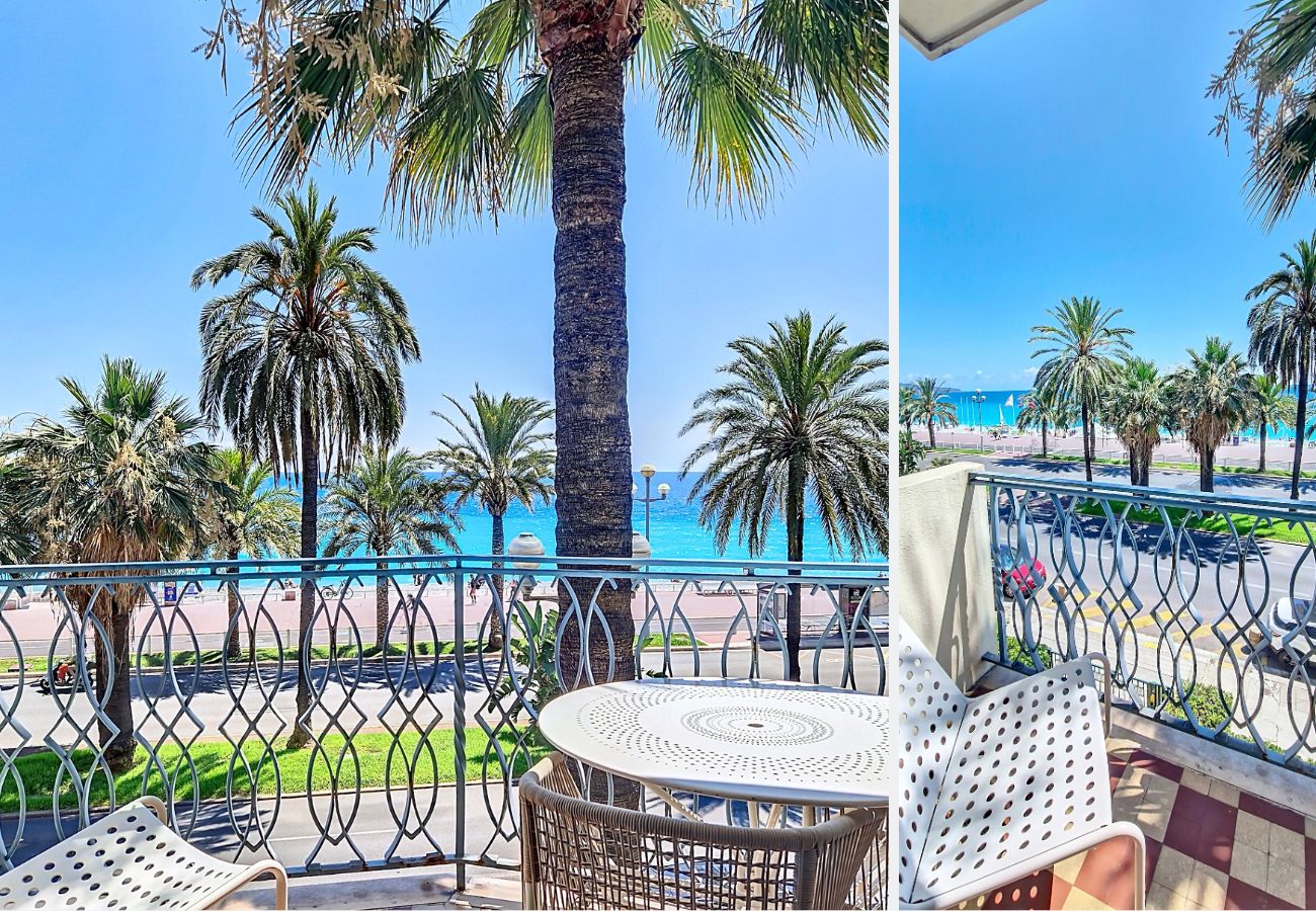 Appartement à Nice - NOUVEAU! N&J - PROMENADE DU SUD - Vue mer