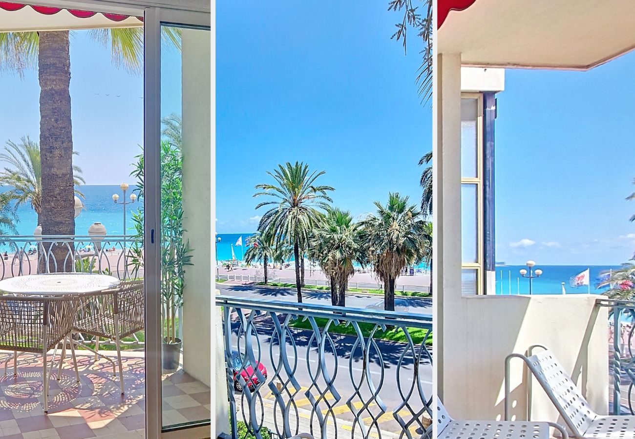 Appartement à Nice - NOUVEAU! N&J - PROMENADE DU SUD - Vue mer