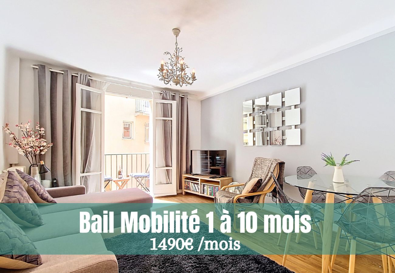 Appartement à Nice - LOU GUIGONIS  – BAIL MOBILITE ENTRE 1 ET 10 MOIS