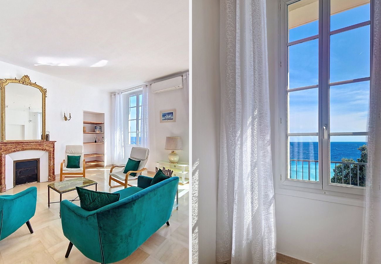 Appartement à Nice - NOUVEAU! N&J - BLEU PANORAMA - Vue mer