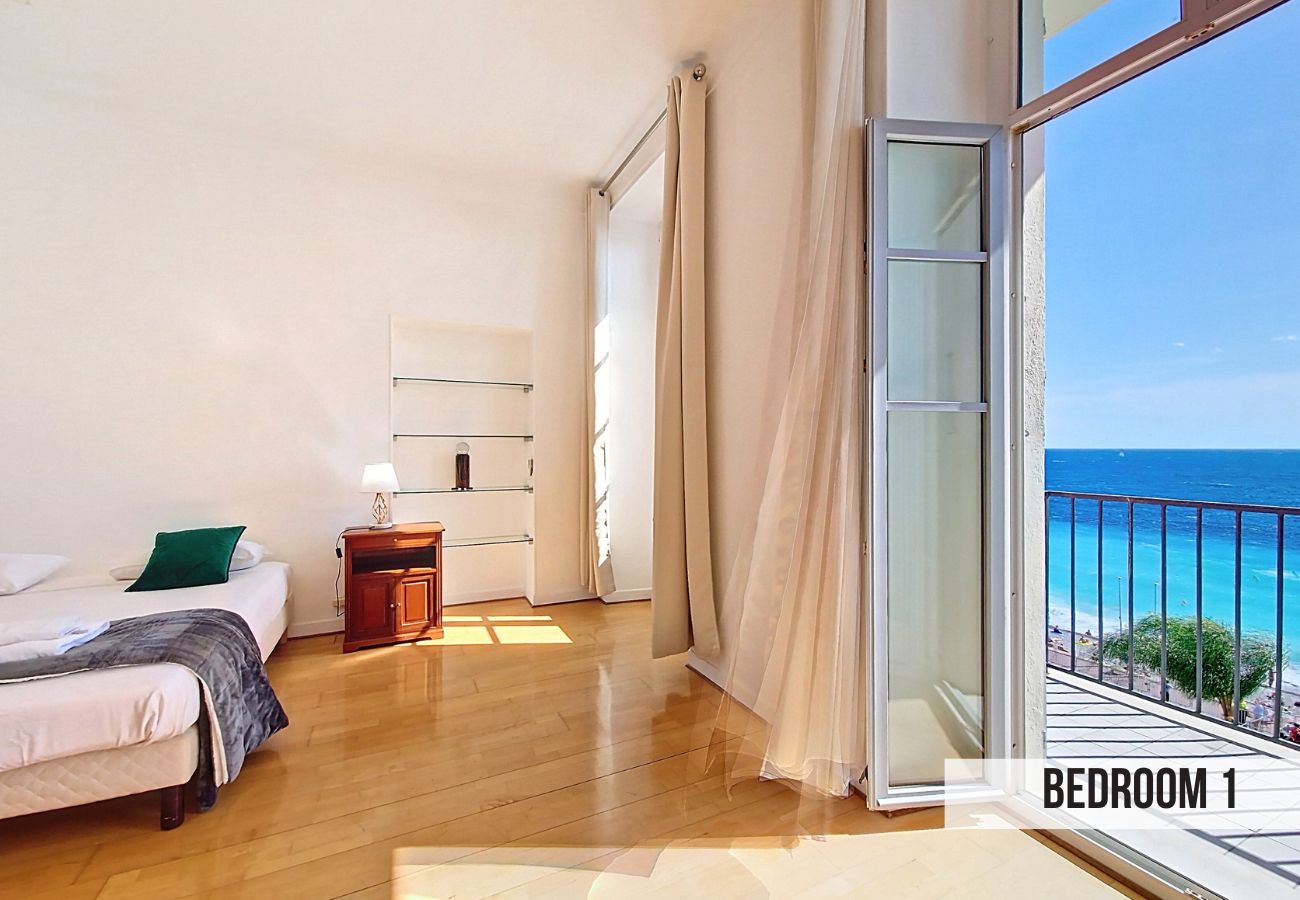 Appartement à Nice - NOUVEAU! N&J - BLEU PANORAMA - Vue mer