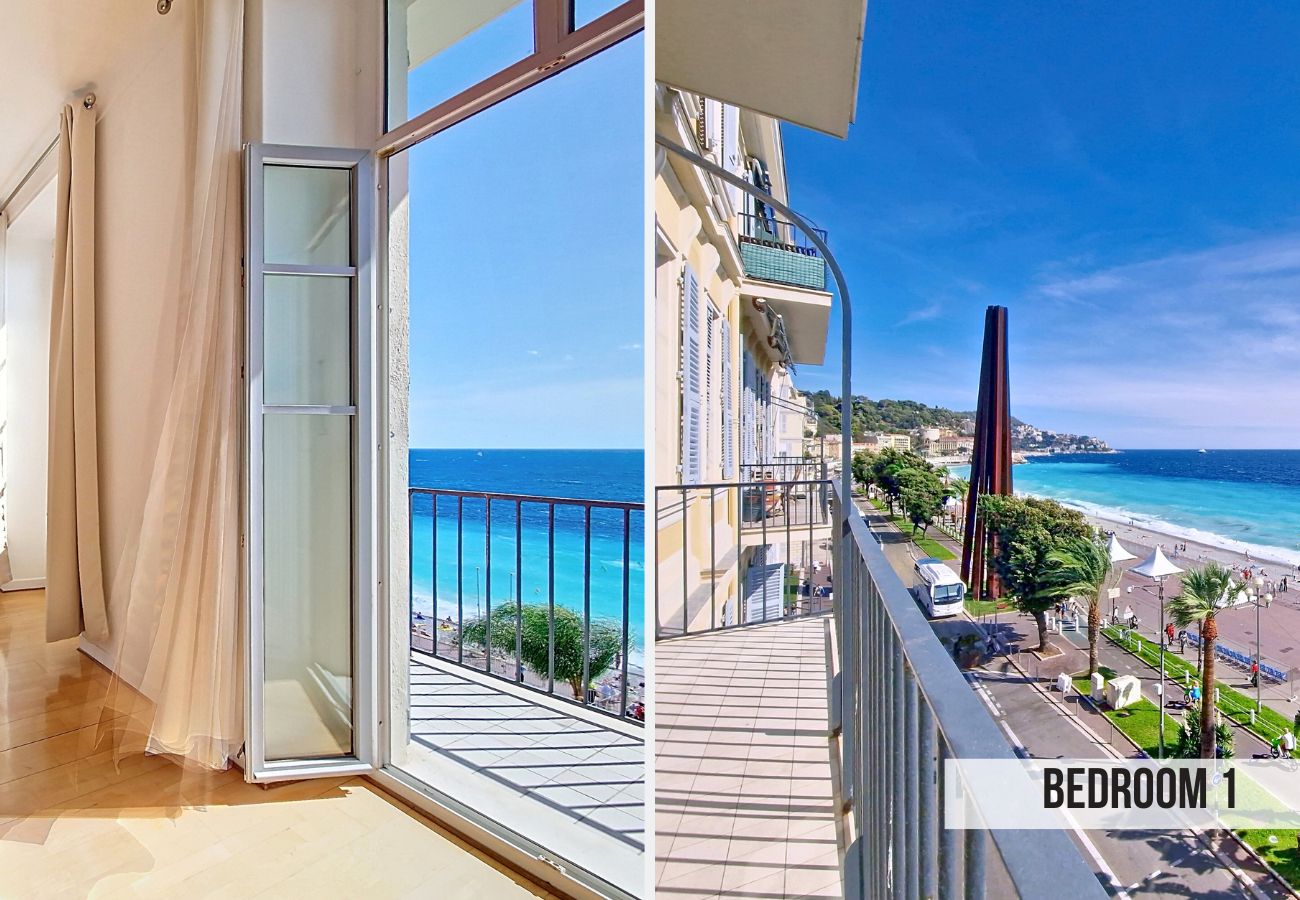 Appartement à Nice - NOUVEAU! N&J - BLEU PANORAMA - Vue mer