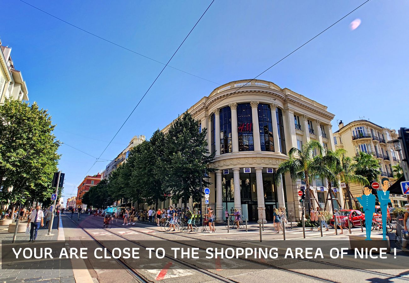 Appartement à Nice - Nouveau! N&J  - RIVIERA JAURES  - Terrasse - Proche Vieille Ville