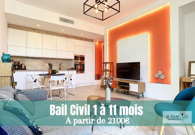 Appartement à Nice - ALBERT 1er - BAIL MOBILITE ENTRE 1 ET 10 MOIS