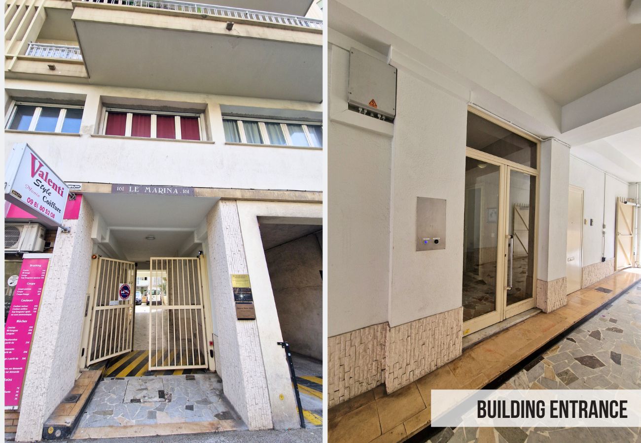 Appartement à Nice - Nouveau! N&J  - MARINA AZUR  - Proche mer - Terrasse